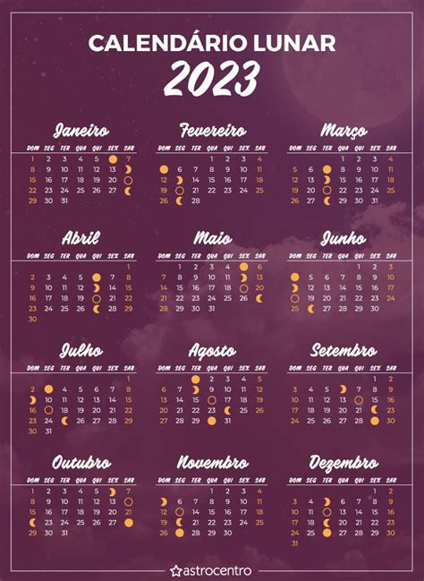 lua calendario 2023